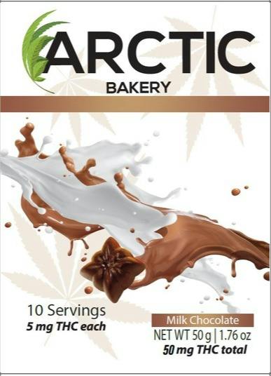 50mg | Milk Chocolate | Arctic Stars | Arctic Bakery