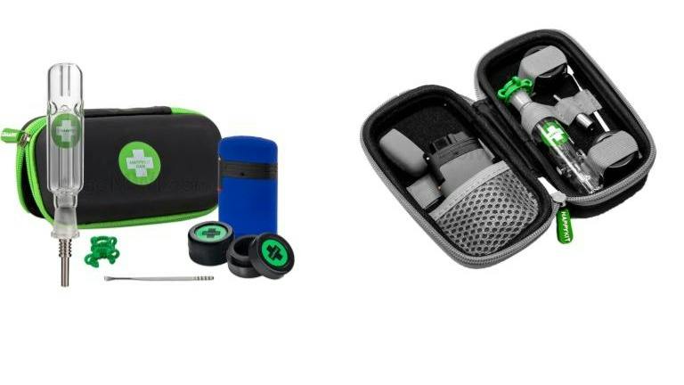 * Happy Dab Kit Black | Smell Proof Storage w/ Nectar Collector | 907 Distributors