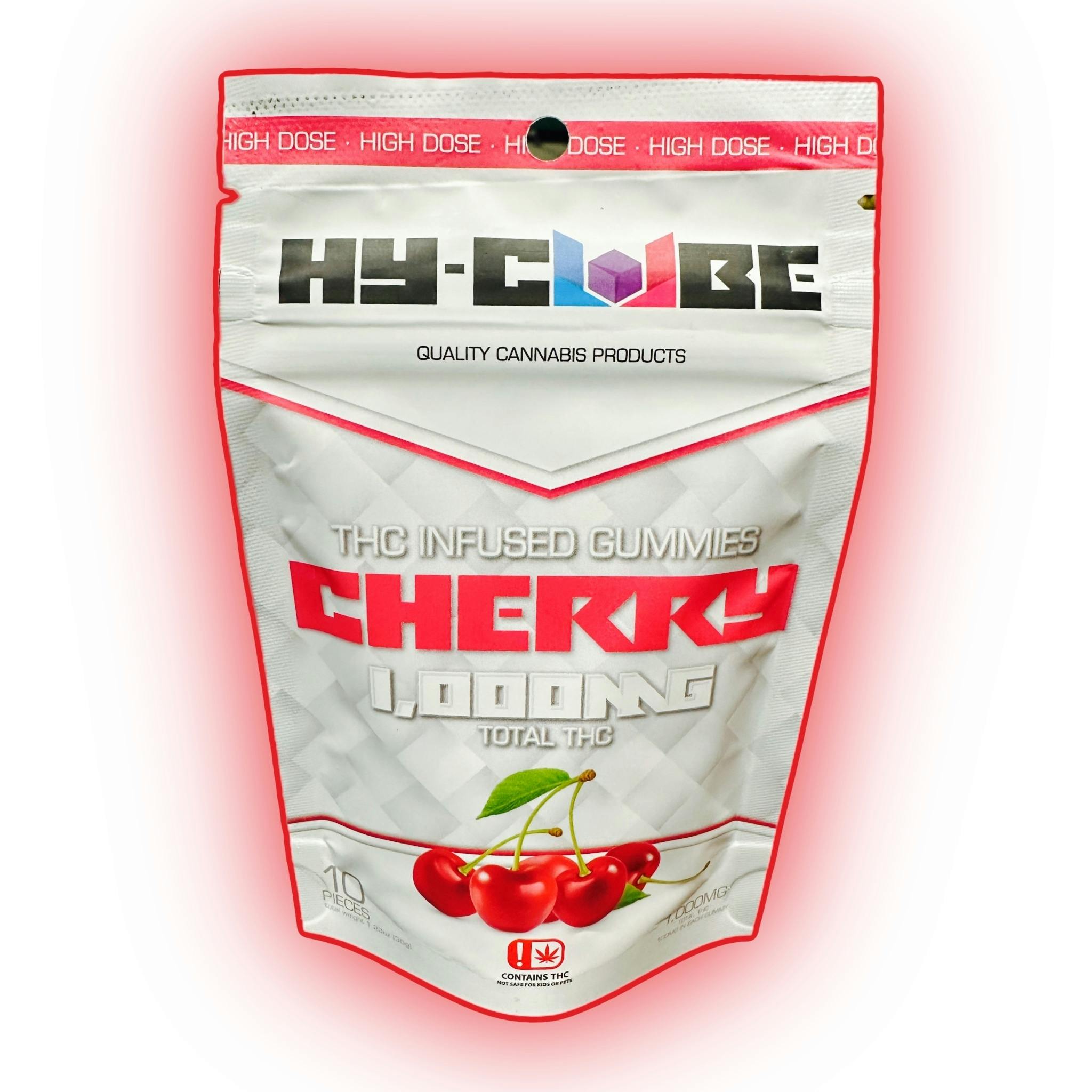 Hy-Cube Gummy - 1000mg - Cherry by Hy Cube