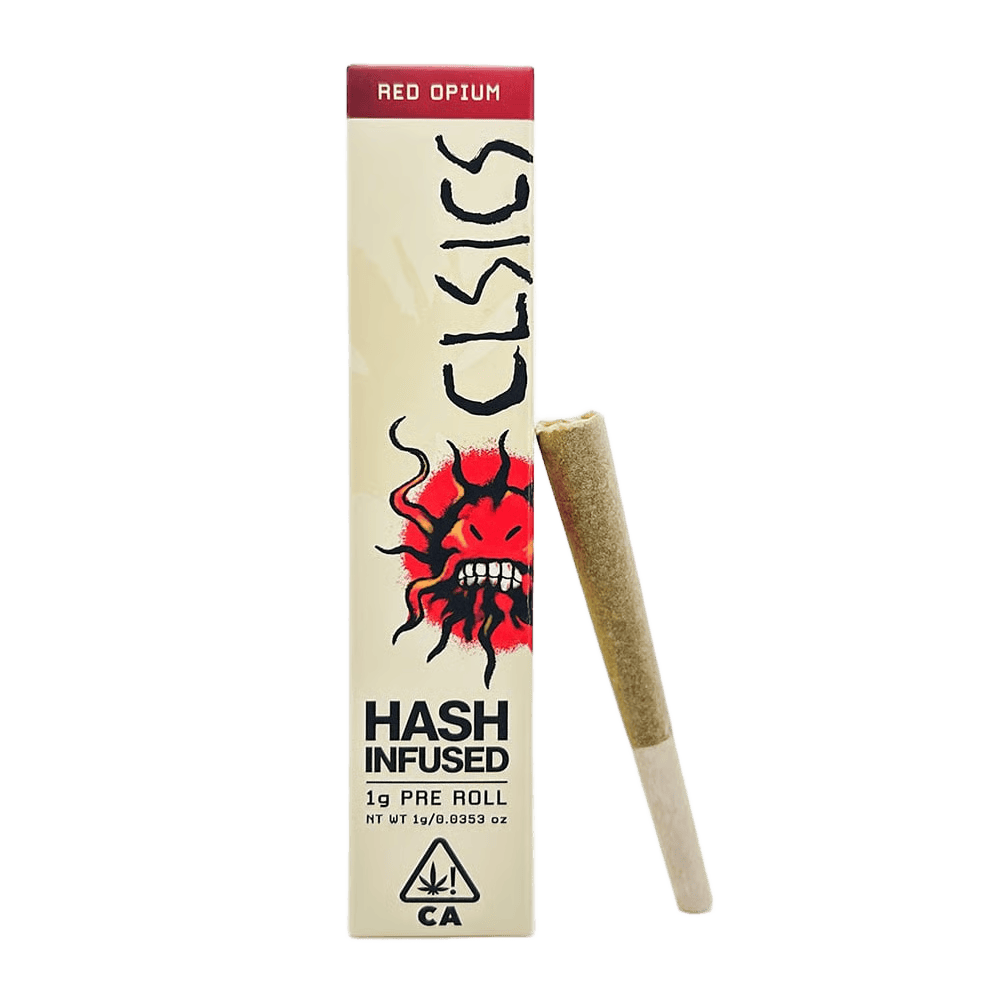CLSICS Rosin & Rosin Infused Pre Rolls: Red Opium