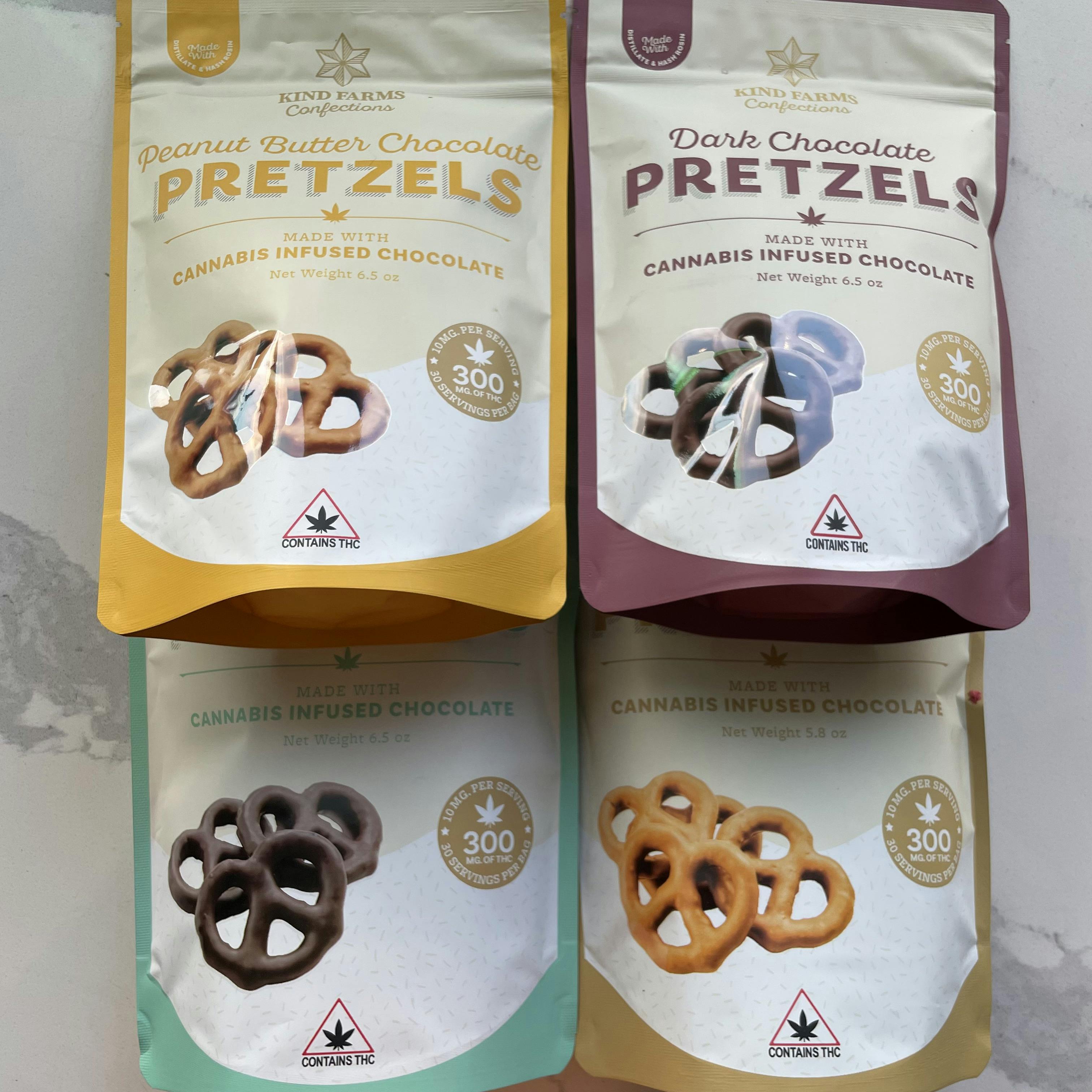Kind Farms - Chocolate Covered Pretzels (300mg)