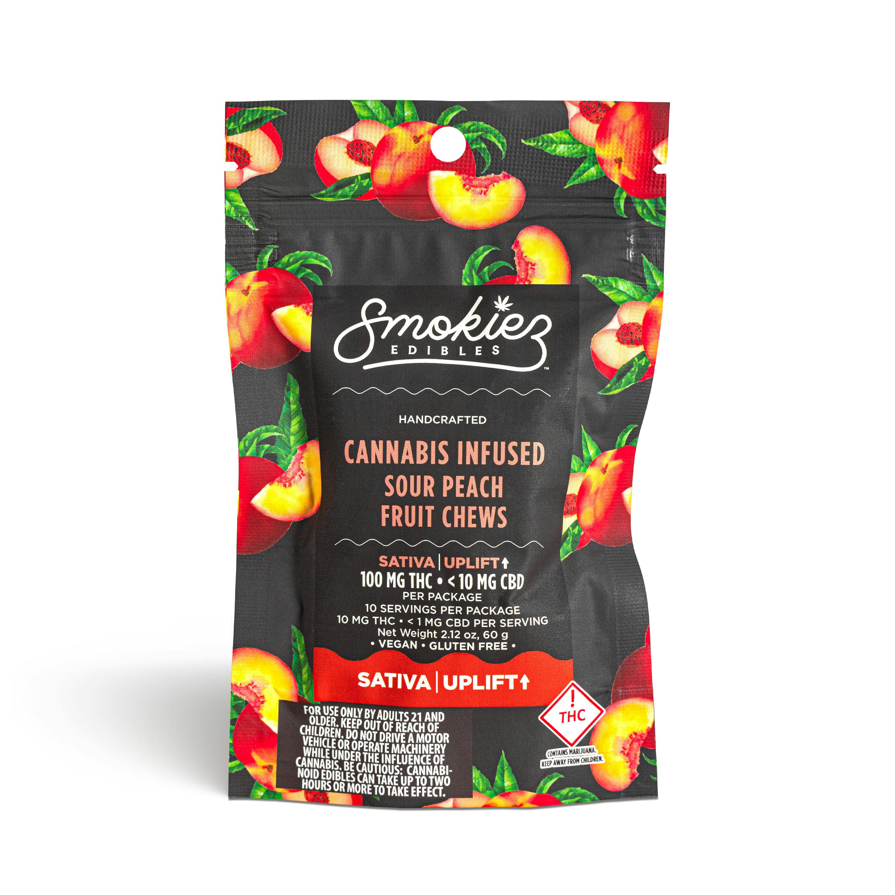 Sour Peach Fruit Chews