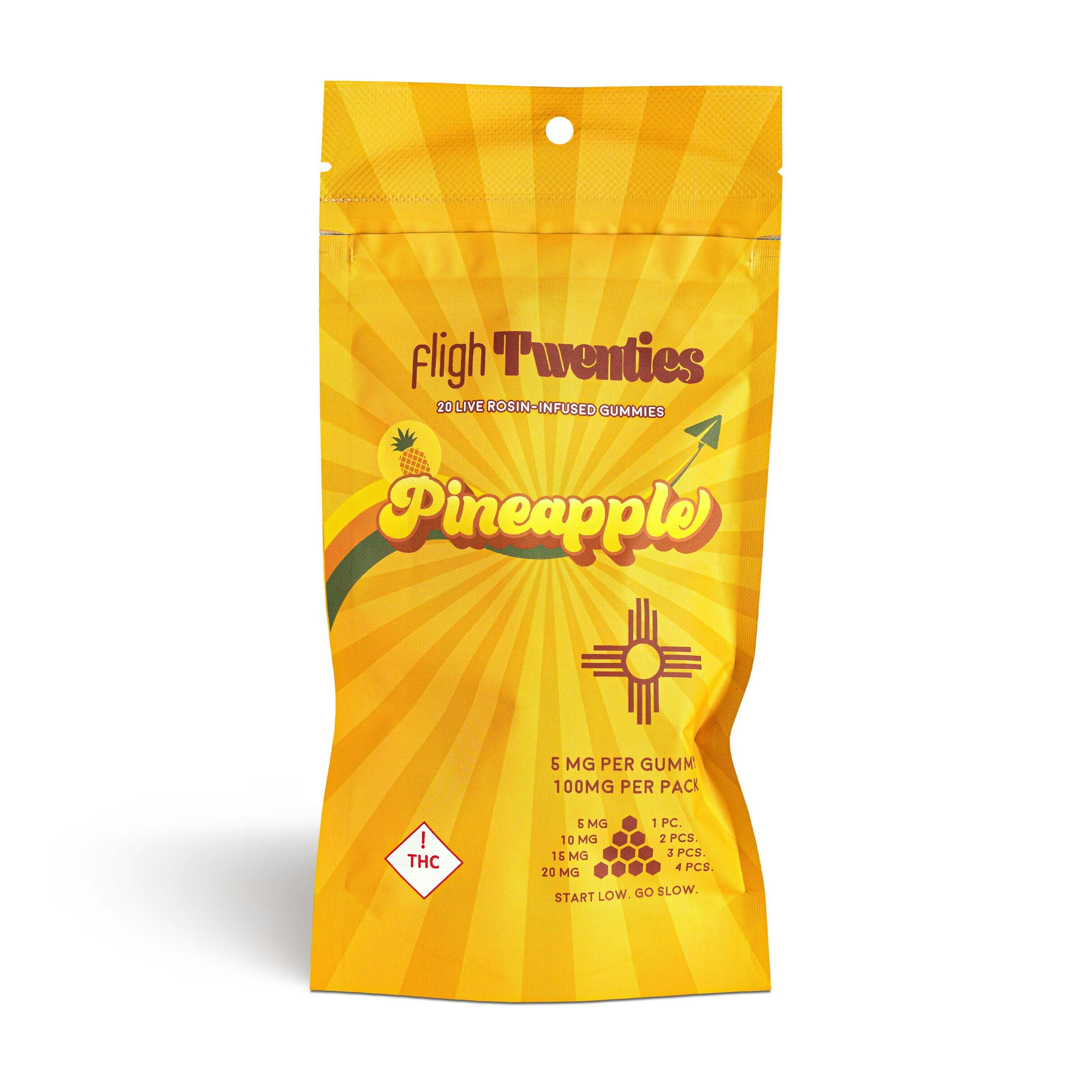 Pineapple Rosin Gummy 20 Pack