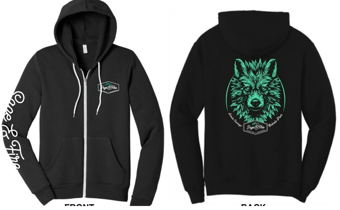 ZIP UP HOODIE SMALL