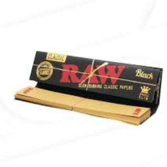 RAW | BLACK CONNOISSEUR PACK KING SLIM PAPERS AND TIPS