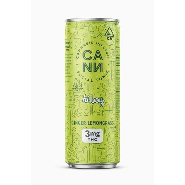 CANN HI-BOYS | GINGER LEMONGRASS | 3MG | 4 PACK