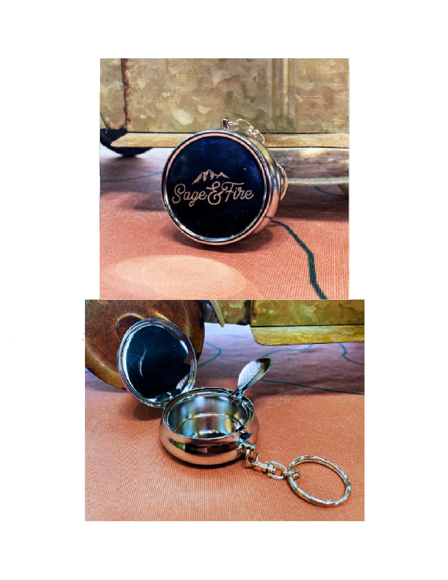 SAGE & FIRE | ASH TRAY KEYCHAIN