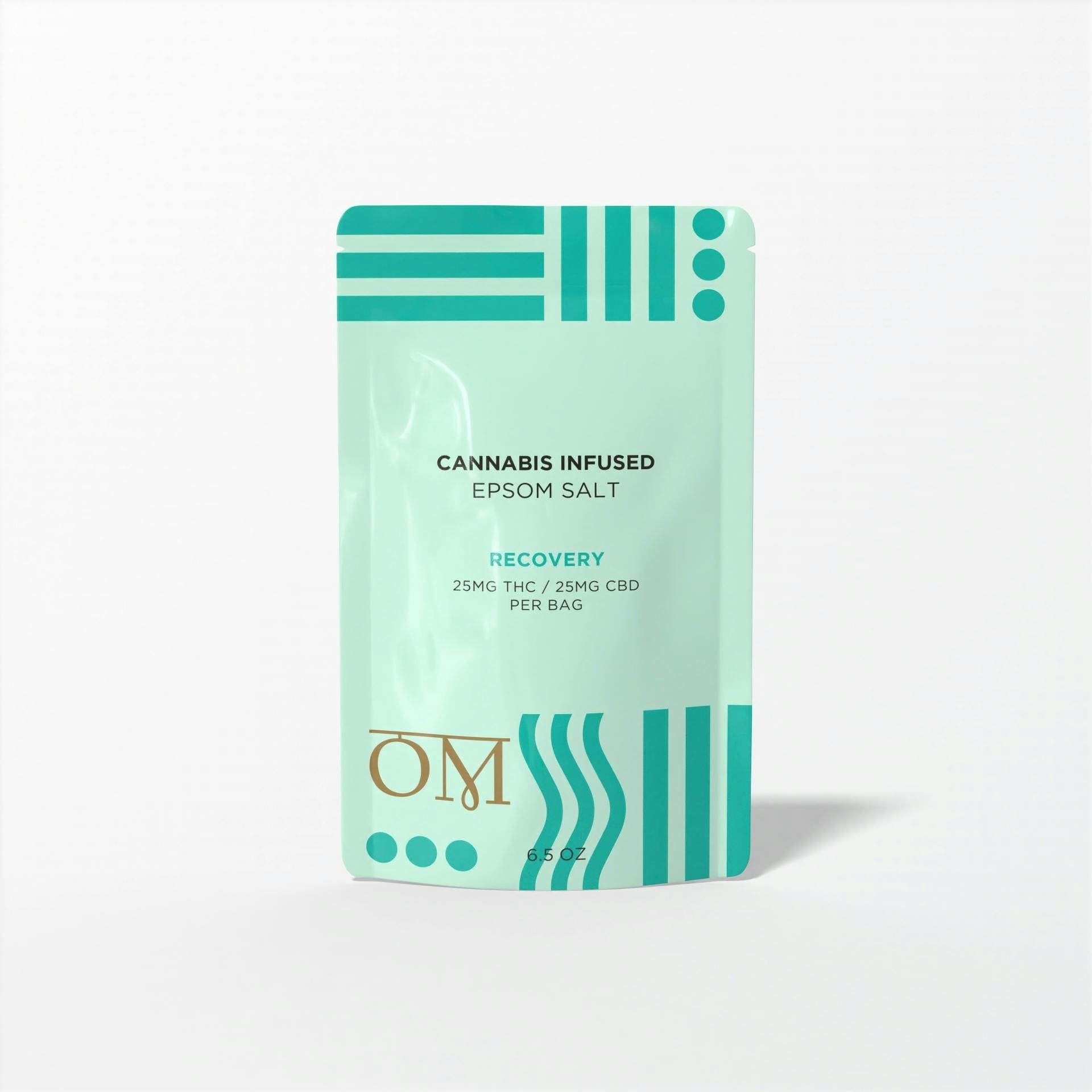 OM | 1:1 RECOVERY EPSOM SALT | 25MG THC:25MG CBD