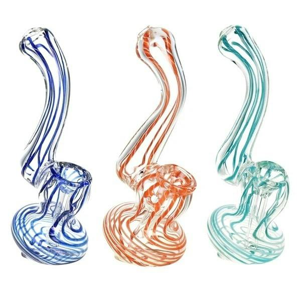H&S | SPARKLY STRIPE BUBBLER | MEDIUM