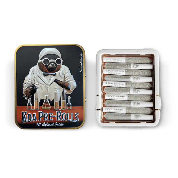 KOA | SOUR DIESEL X DURBAN POISON | 10PK LIVE RESIN PREROLLS | 3.5G - 3.5 g - 10 Pack