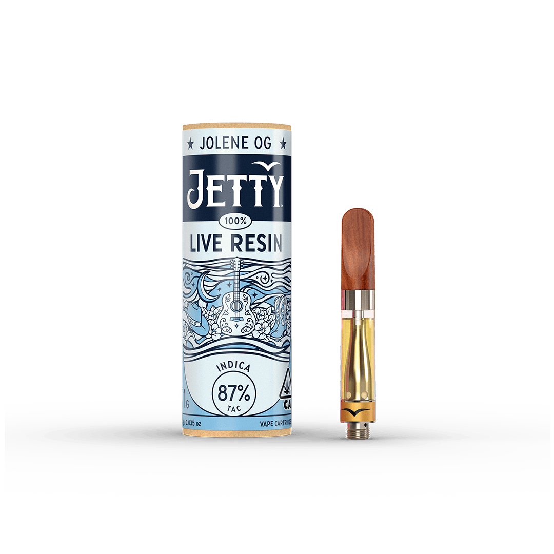 JETTY | JOLENE OG | INDICA | 1G LIVE RESIN CART - 1 g