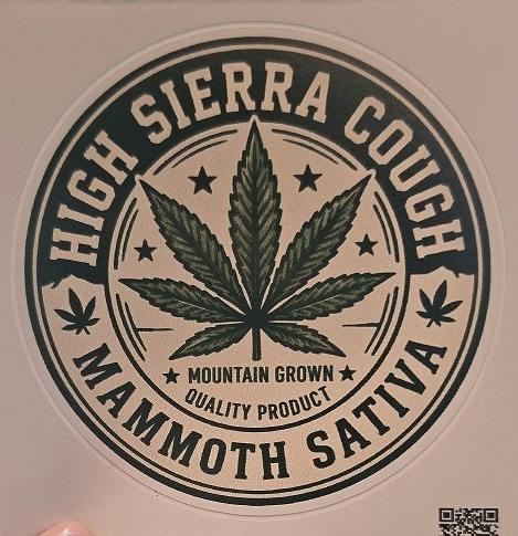STICKER | HIGH SIERRA COUGH - One Size