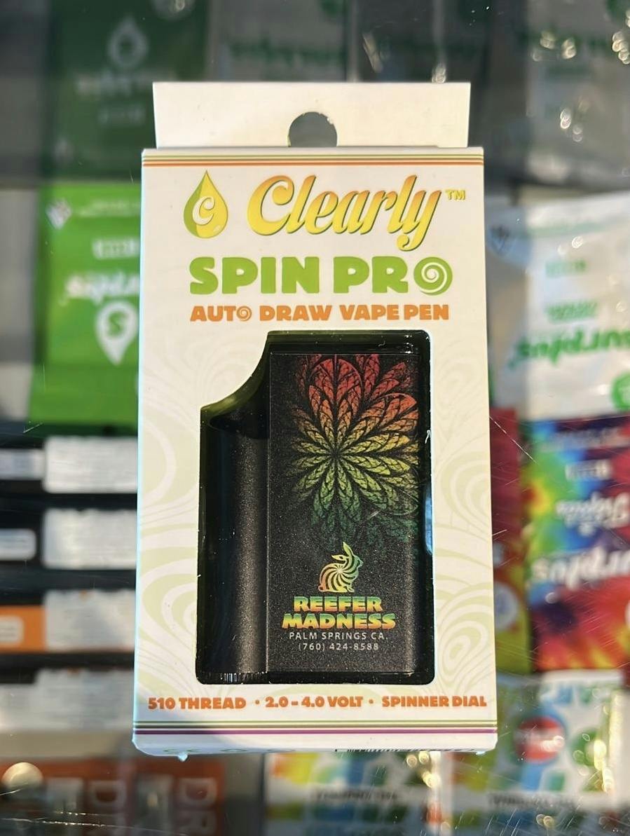 Reefer Madness Spin Pro battery - clearly