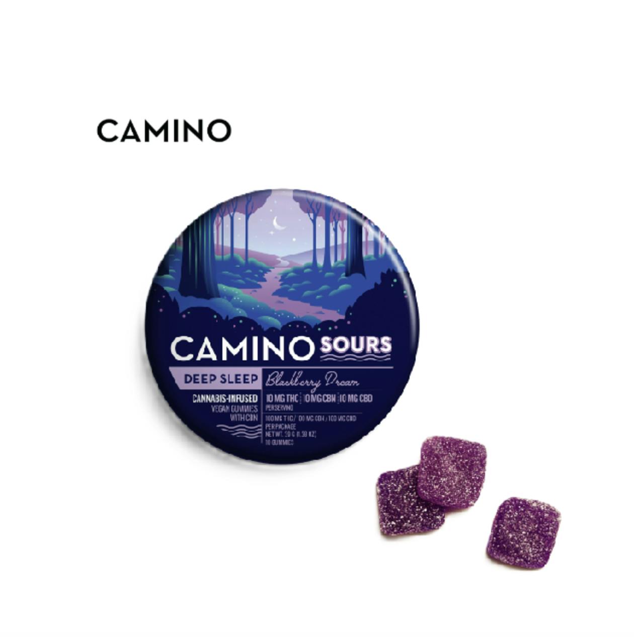 Deep Sleep | Blackberry Dream Sours 1:1:1 Gummies | 100mg | 10ct | 10mg/ea