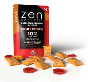 FRUIT PUNCH SATIVA10MG GUMMIES 10 PACK