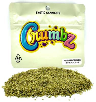 CRUMBZ SATIVA 7G KIEF INFUSED PREGROUND