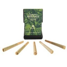 Larry Bird Mints [Five 0.5g Pre Rolls] || Nature's Heritage