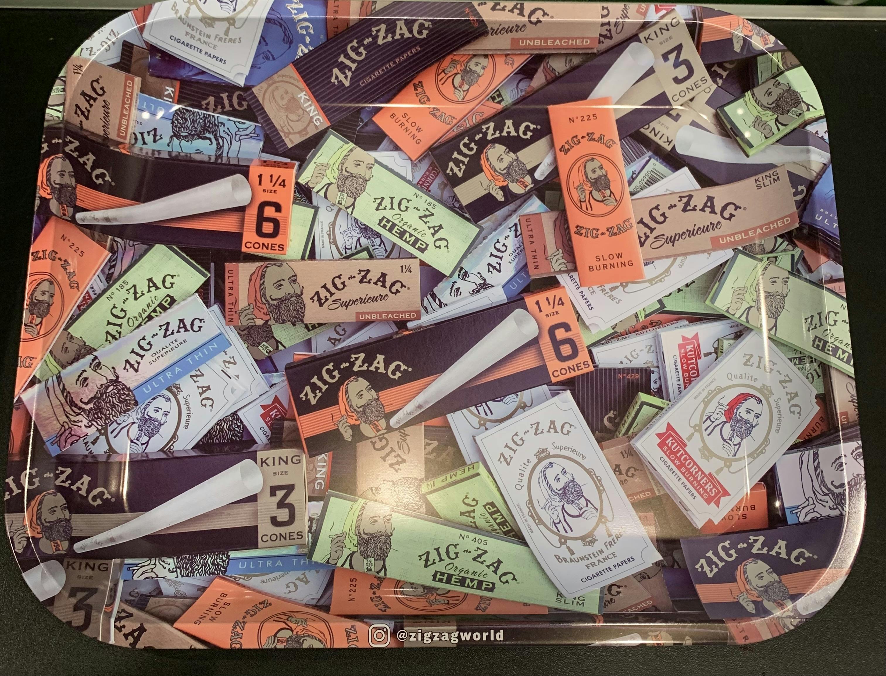 Large "Papers" Rolling Tray - Zig Zag at Positive Energy Dispensary - Ocean City