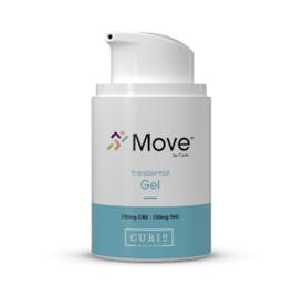 Move 1:1 [CBD:THC] Transdermal Gel || Curio Wellness