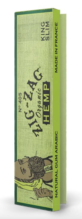 Organic Hemp "King Slim" Papers || Zig Zag
