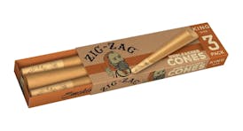 King Size Unbleached Cones [3 pack]- Zig Zag