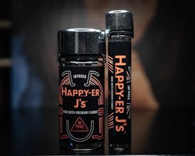 Patapeake Shortbread x Huckleberry Soda #5 [Seven 0.5g Bubble Hash Infused Pre Rolls] || HAPPY-ER...