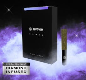 Blueberry Kush [Five 0.5g Infused pre rolls] || Rythm