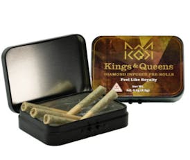Biker Kush [Five 0.5g Diamond Infused Pre Rolls] || Kings & Queens