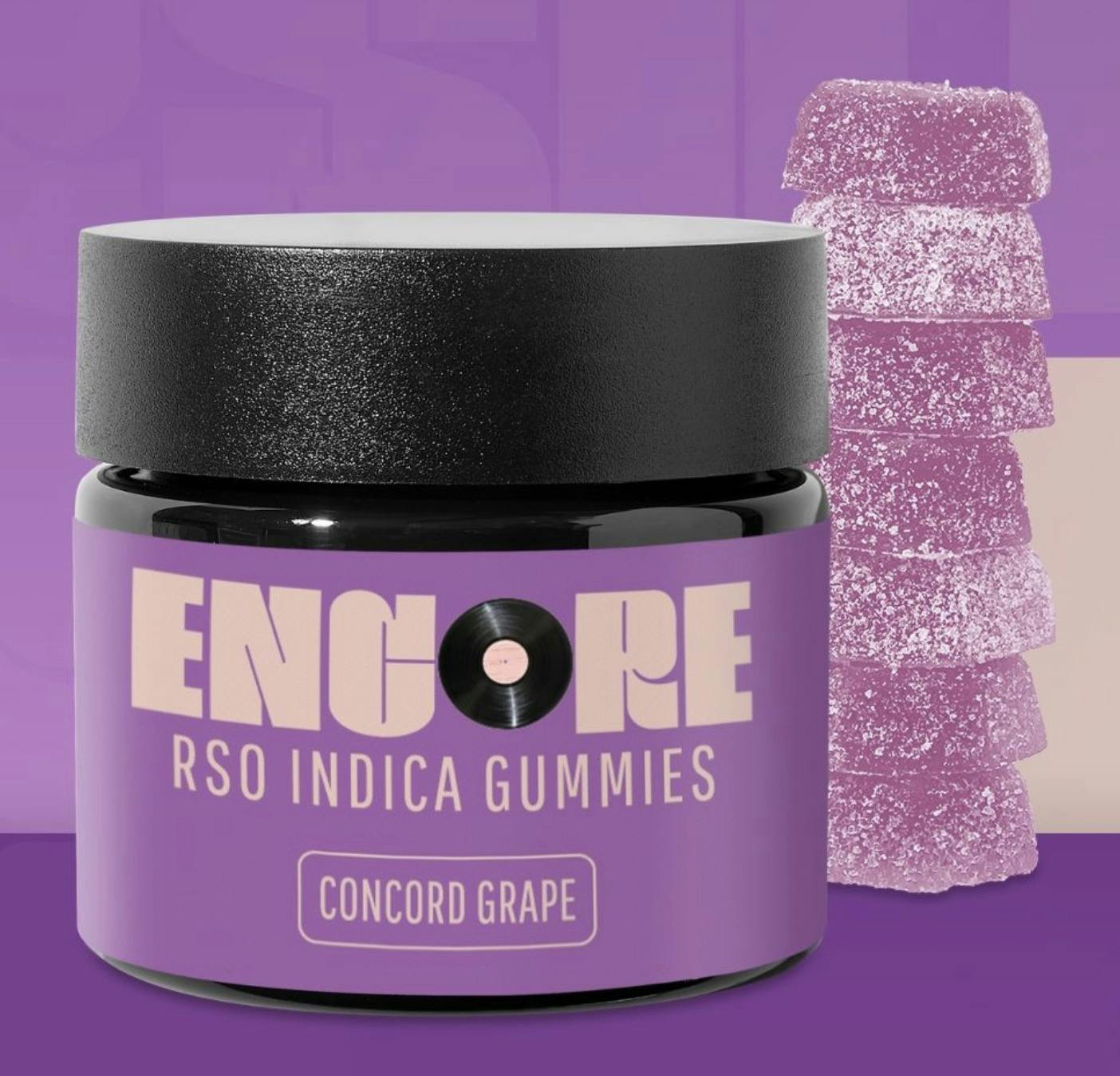 Concord Grape RSO [THC 10mg] 'Indica' Gummies || Encore
