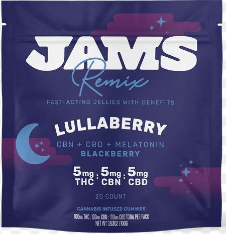 Blackberry 'Lullaberry' [5mg CBD: 5mg CBN: 10mg THC] Jellies || Jams