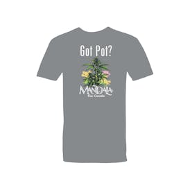 Mandala | Got Pot Gray Shirt | Women's Large