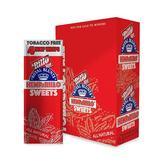 ROYAL BLUNTS | HEMPARILLO SWEETS | HEMP WRAPS | 4PK