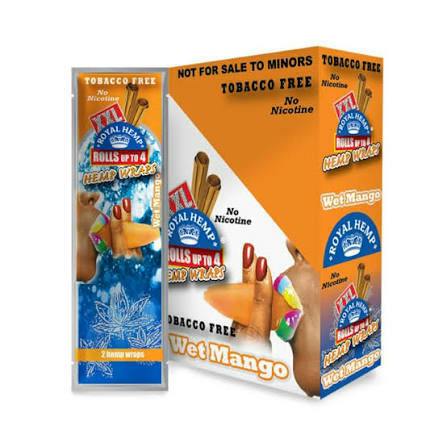 ROYAL BLUNTS | WET MANGO | XXL HEMP WRAPS | 2PK