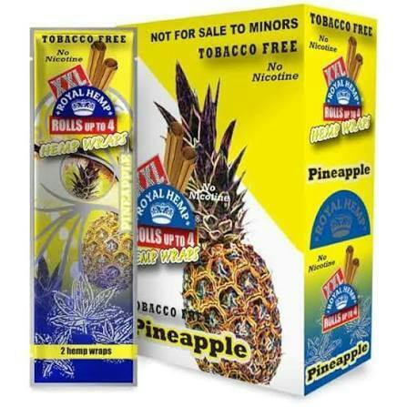 ROYAL BLUNTS | PINEAPPLE | XXL HEMP WRAPS | 2PK