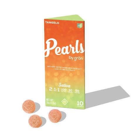 PEARLS | TANGELO | 2:1:1 THC:CBC:CBG 10MG GUMMY | 10PK
