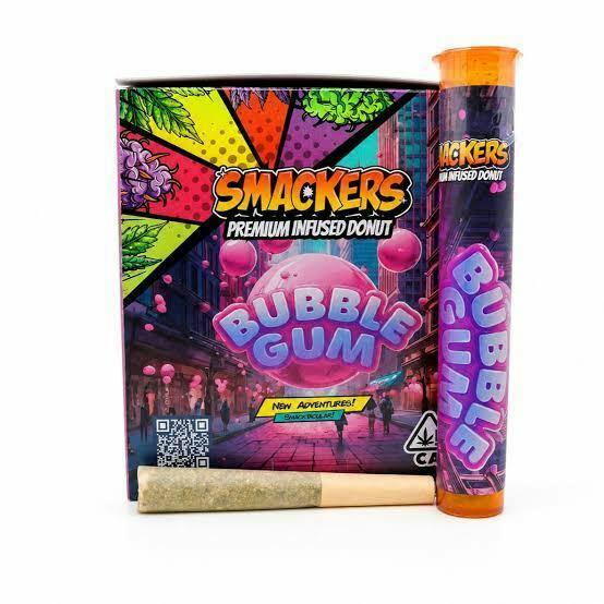 SMACKERS | BUBBLEGUM | ROSIN INFUSED PRE ROLL | 1G