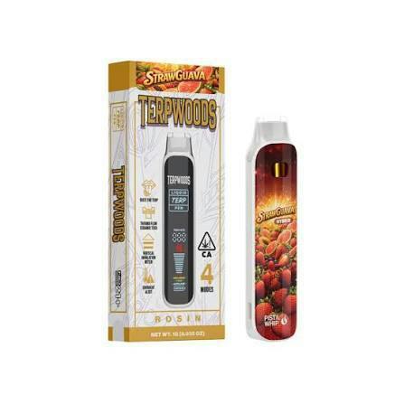 TERPWOODS X PISTIL WHIP | STRAWGUAVA | LIVE ROSIN ALL-IN-ONE | 1G