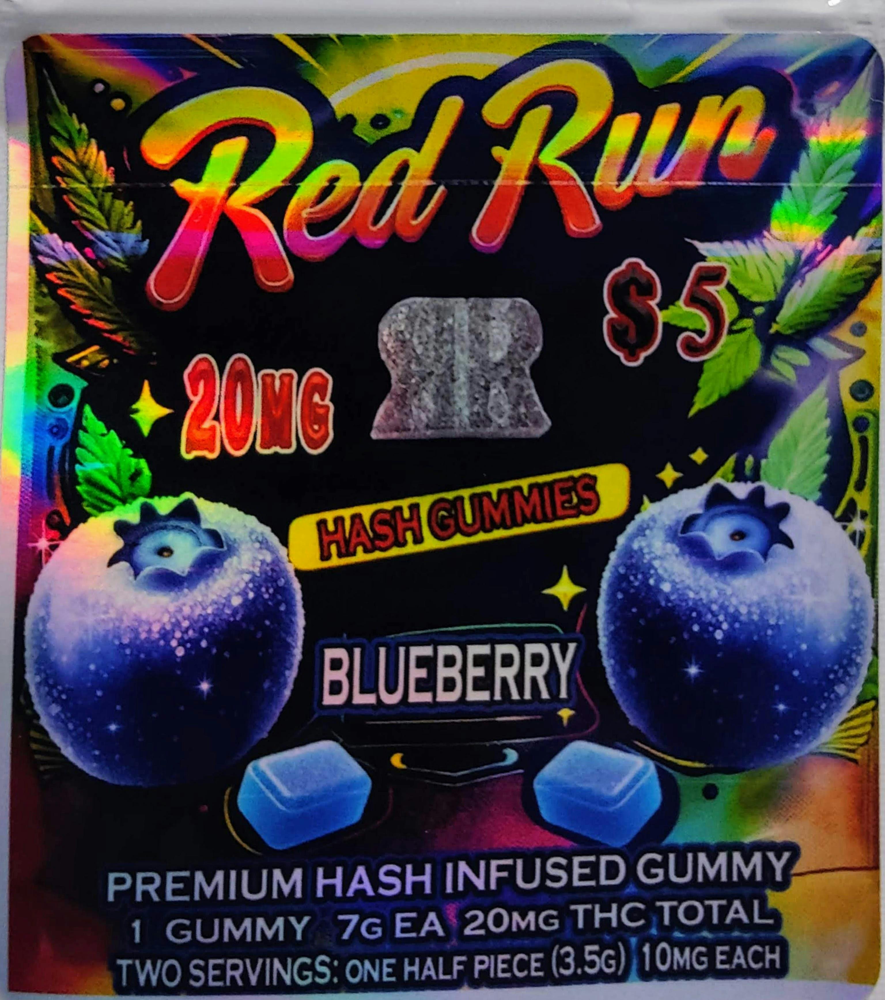 Gummies - Blueberry at Red Run Cannabis Cultivators