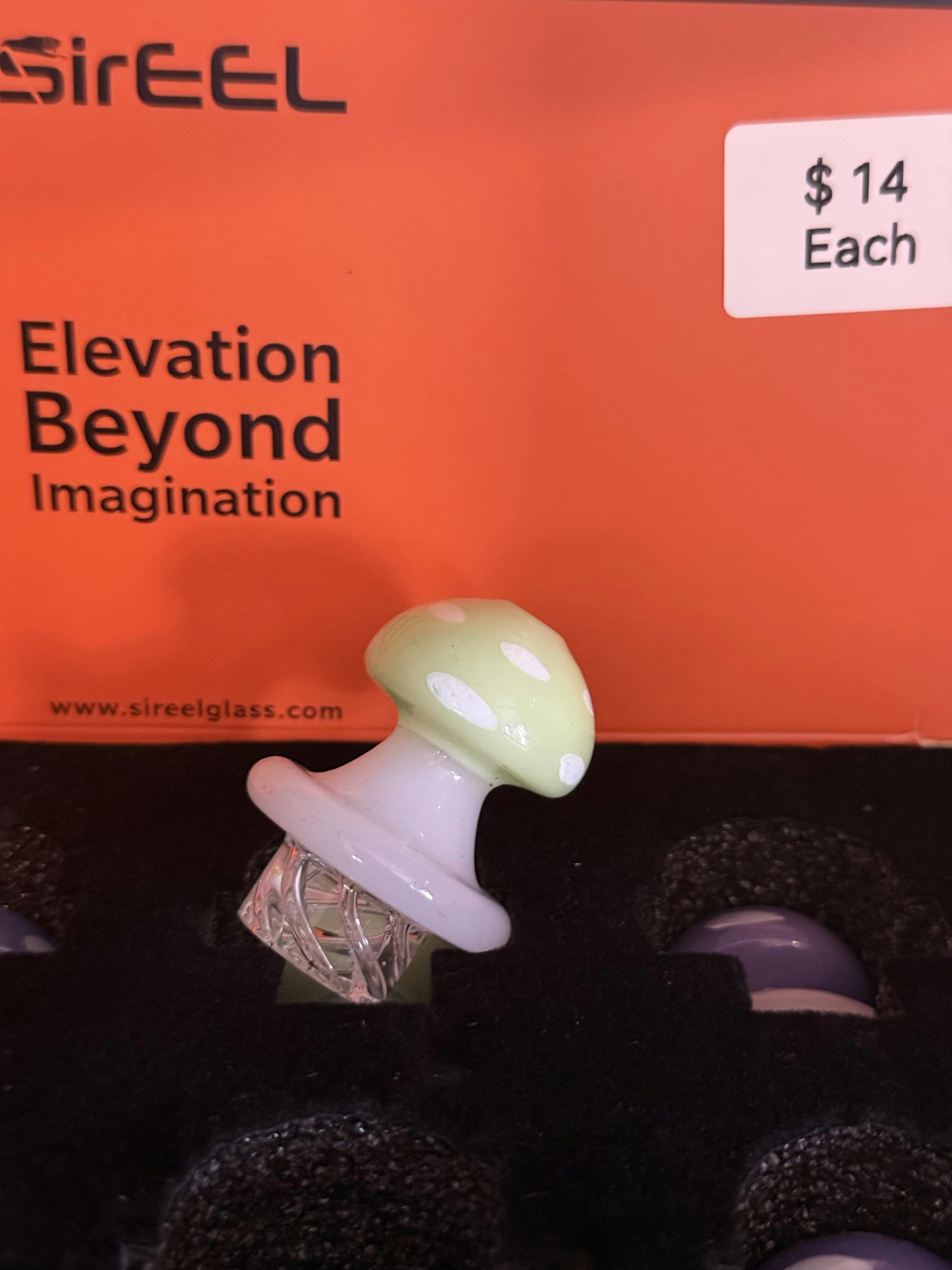 Mushroom Helix Spinner Cap