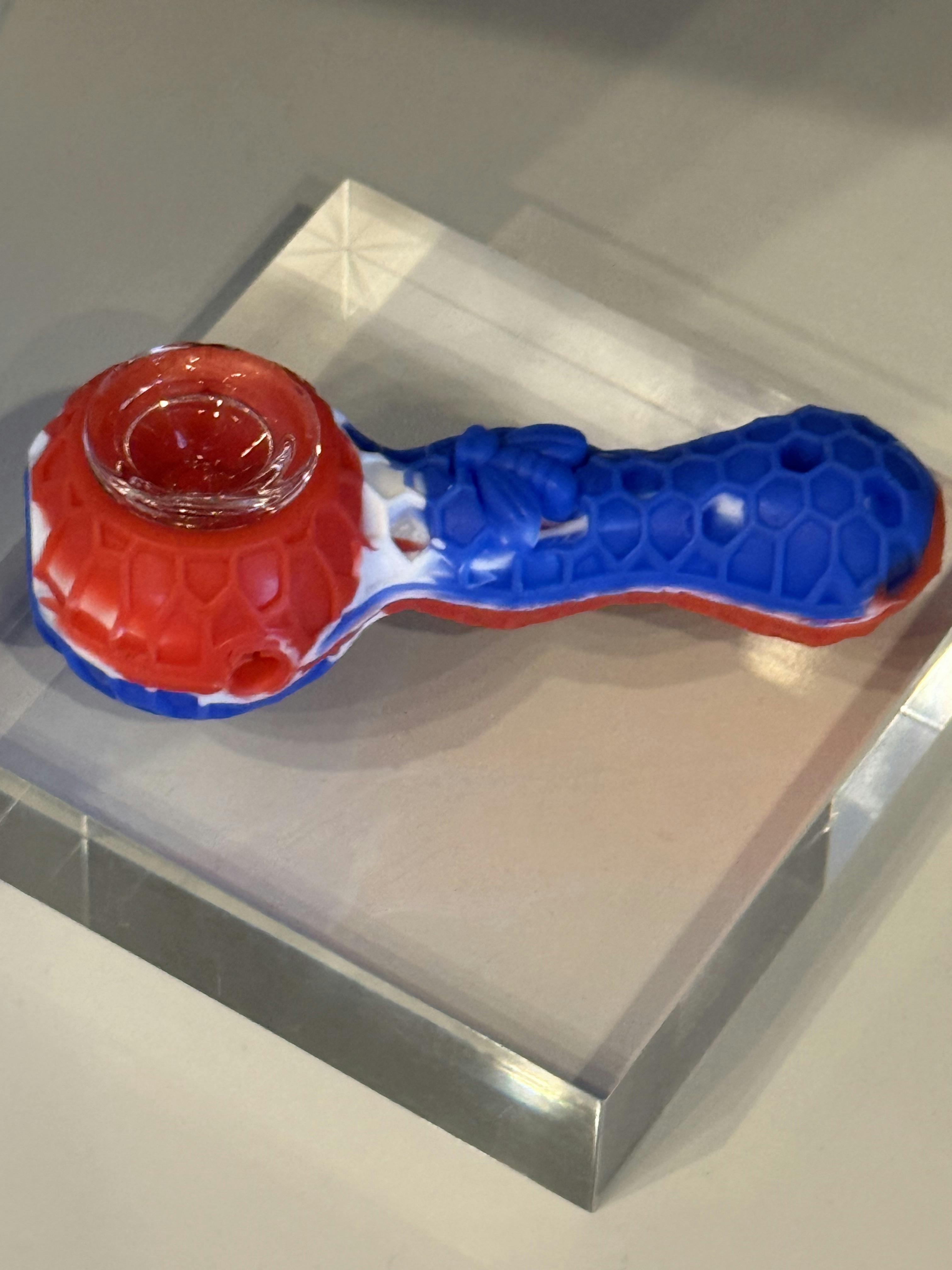 Silicone Honeycomb Bowl W/ Poker