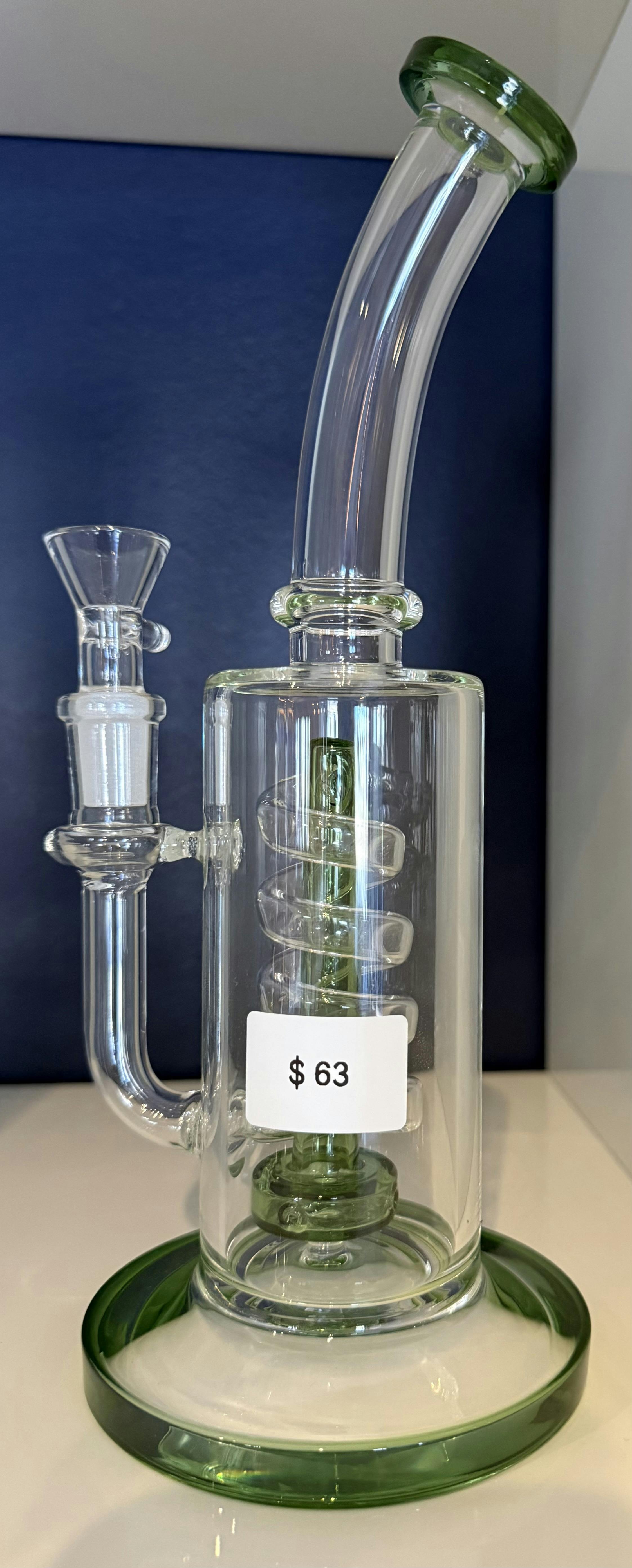 10' Spiral Shower Perc Bong