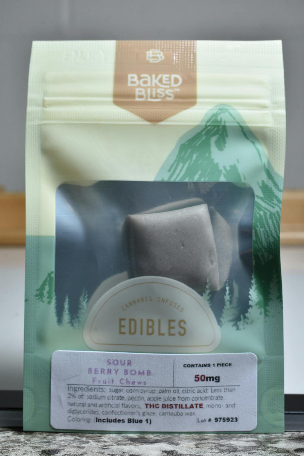 Sour Berry Bomb 50mg Single Fruit Chew at Flower Haus Cannabis