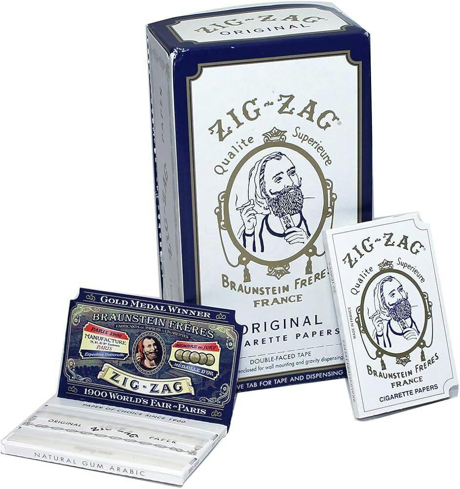 Zig Zag White Single Wide Papers