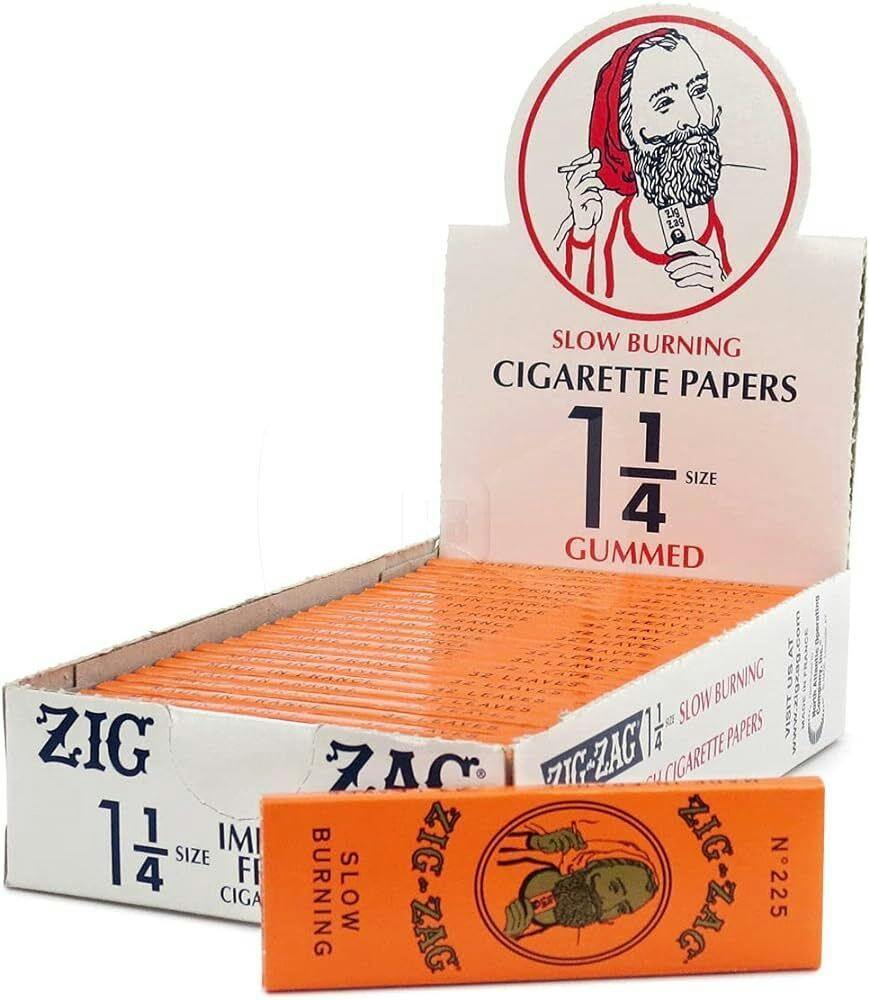 Zig Zag French Orange Gummed 1 1/4 Papers