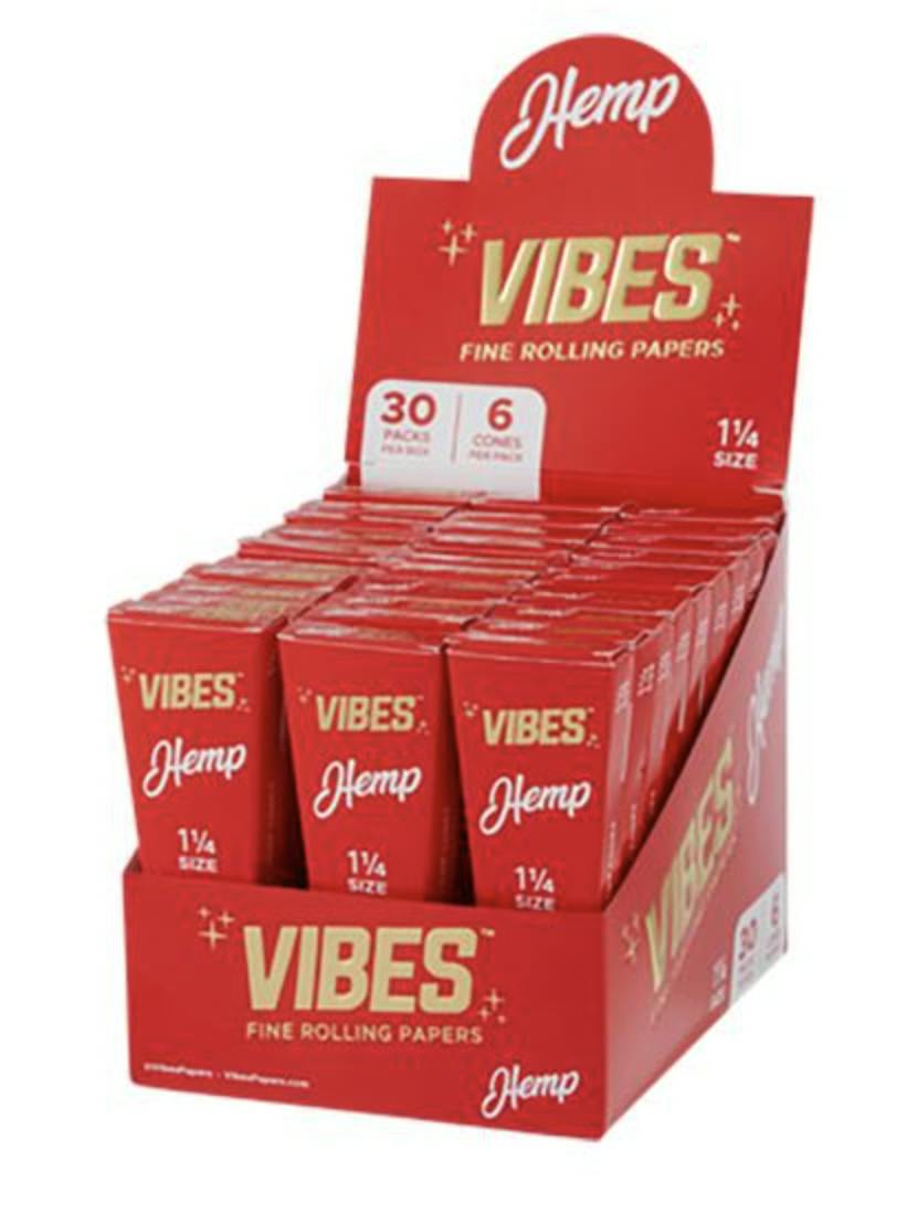 Vibes 1 1/4 Hemp Cones