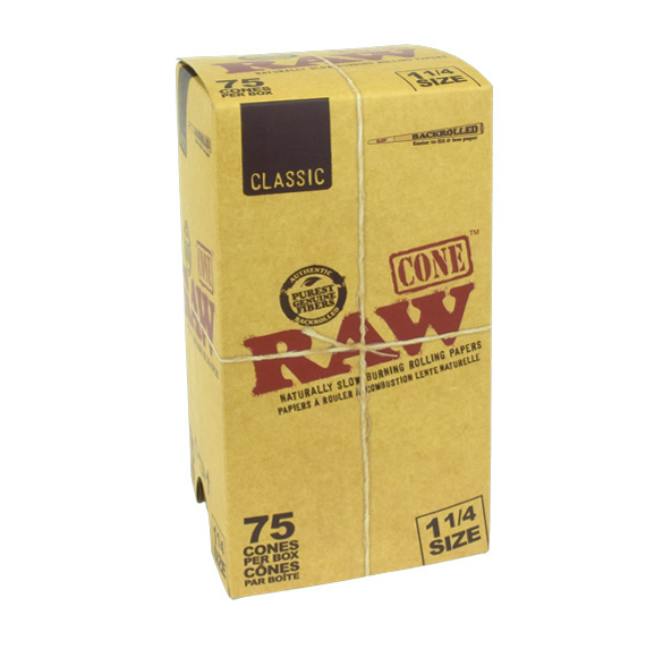 RAW: Classic 1¼ Cones 75 Pack