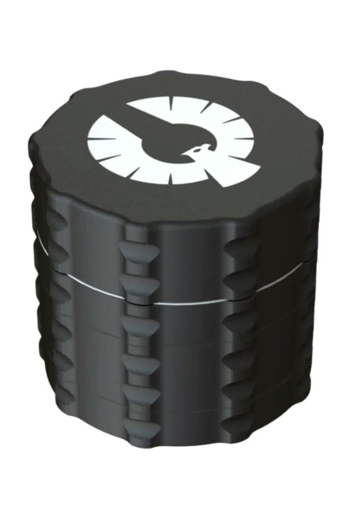Phoenician: Medium 4 Piece Grinder Black