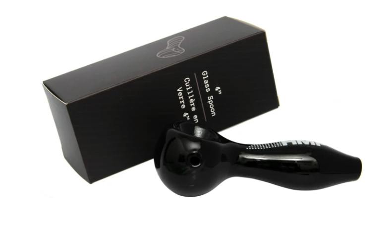 HMP 4" Glass Spoon (assorted)