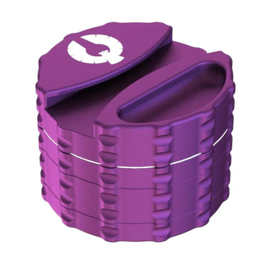 Phoenician: Large Grinder w/ Paper Holder (Purple)