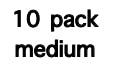 Stainless Bong Screens 10 Pack (medium)